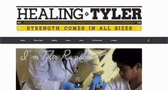 Desktop Screenshot of healingtyler.com